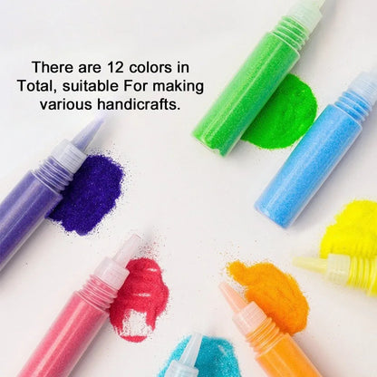 New DIY Sand Drawing Set Art Pictures Handicrafts Learning Sand Art Pictures Children Education Children Coloring Toy