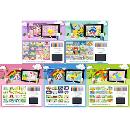 New DIY Sand Drawing Set Art Pictures Handicrafts Learning Sand Art Pictures Children Education Children Coloring Toy